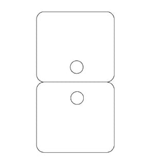 Klika -  Byoux-kaartje type 22 bxh 60x110 mm