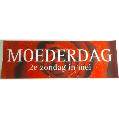 Klika - Window ticket theme MOTHER'S DAY dim. 98x33cm