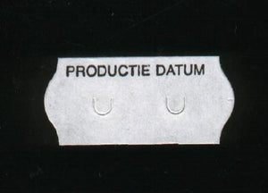 Klika - Label 2612 white/black PRODUCTION DATE 3 pieces
