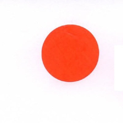 Klika - étiquette 20 mm rond fluor rouge 1000 rouleau