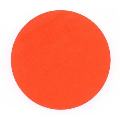 Klika - Etiqueta 100 mm redonda rojo fluor 1000 rollo