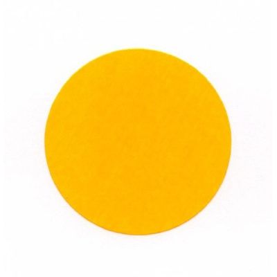 Klika - Etikett 35 mm rund Fluororange 1000 Rolle