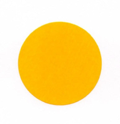 Klika - Etiquette 35 mm ronde orange fluo 1000 rouleau