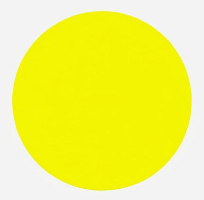 Klika - Etichetta 75 mm rotonda giallo fluo rotolo da 500