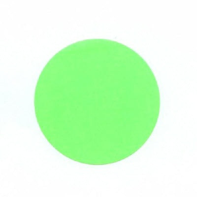 Klika - Etiket 35 mm rond fluor groen 1000 rol