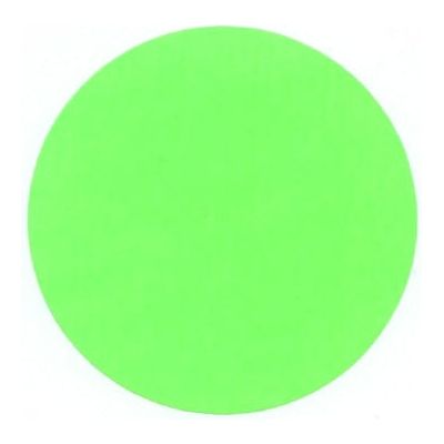 Klika - Etiket 65 mm rond fluor groen 1000 rol