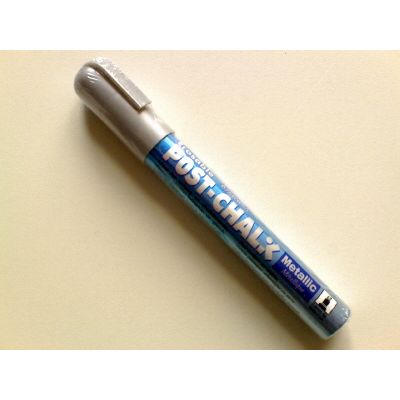 Klika -  Krijtstift zilver krijtstift smal 6 mm X