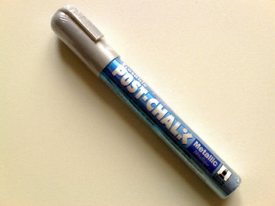 Klika -  Krijtstift zilver krijtstift smal 6 mm X