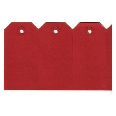 Klika - Beschriftungen 60x120 mm rot 1000 Stück