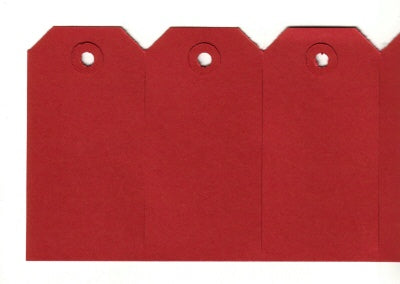 Klika -  Labels 60x120 mm rood 1000 stuks