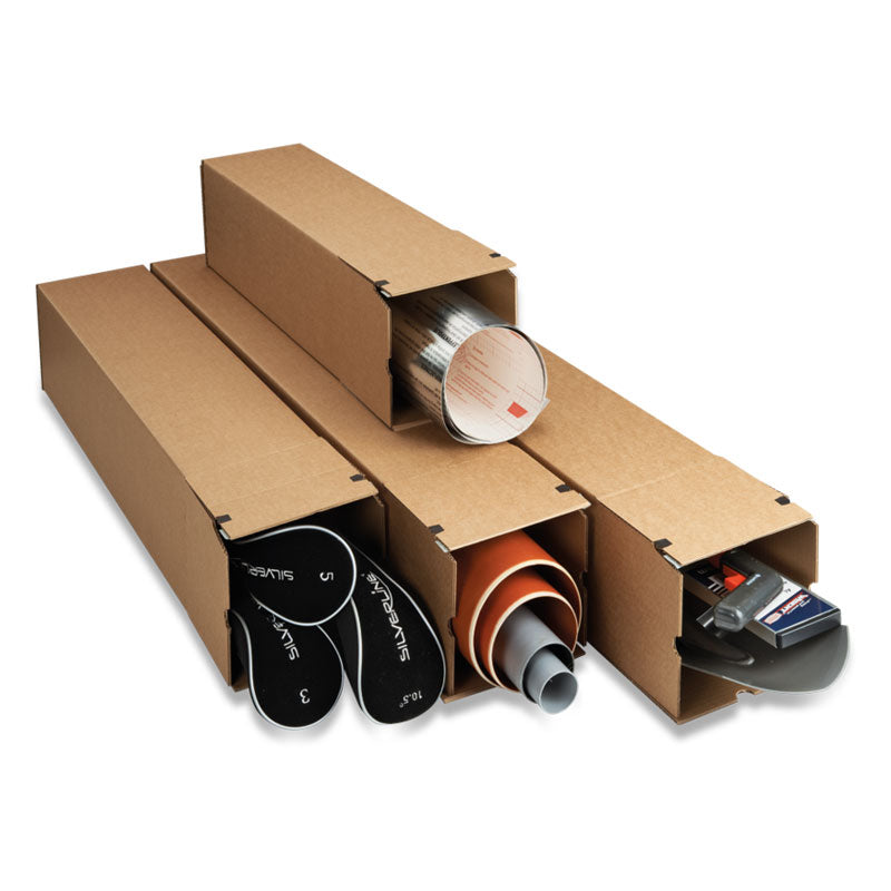 Klika - Längliche Box Single Wave 860 x 190 x 190 mm braun | 10 Stück