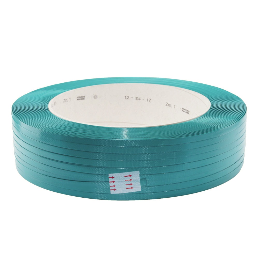 Klika - Pet Band 15 mm x 08 mm 1500 mètres vert (en relief)