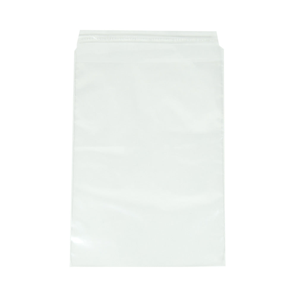 Klika - Bolsas de plástico con tira adhesiva (PE) 225 x 310 + 50 mm 50 micras