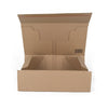 Klika -  Postdoosjes met klepsluiting enkelgolf 308 x 210 x 110 mm (a4 formaat) bruin | 20 stuks
