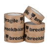Klika - Kraft e 'frágil frágil' 50 mm x 50 metros marrón | 6 piezas