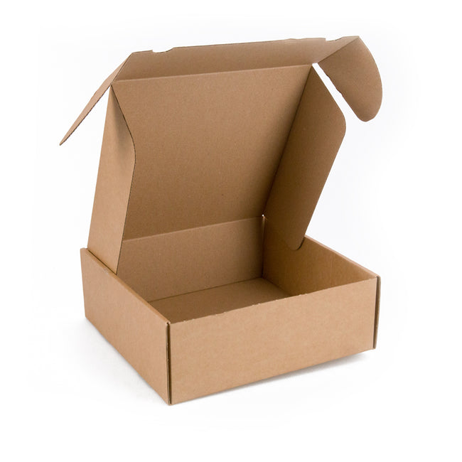 Klika - Postal boxes with flap closure single wave 385 x 225 x 130 mm brown | 25 pieces