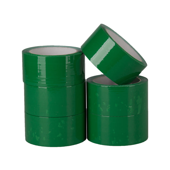 Klika - PP acrílico y bajo ruido 28 micras 50 mm x 66 metros verde oscuro | 6 piezas
