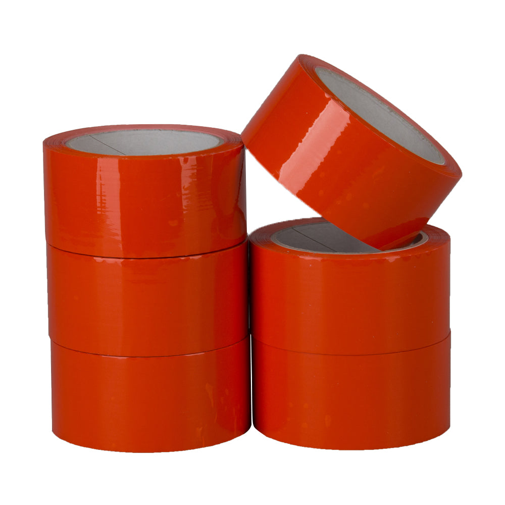 Klika - PP acrylic e low noise 28 micron 50 mm x 66 meters orange | 6 pieces