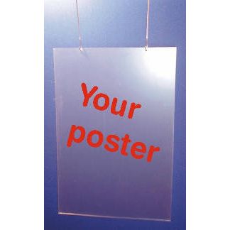 Klika -  Acryl U-houder bxh 22x34cm met 2 boorgat