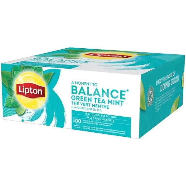 Lipton - Thé Lipton Balance Green Tea Mint 100x1.5gr