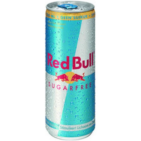 Red Bull - Energy Drink Sugar Free Blik 250ml | Tablett A 24 können x 250 Milliliter | 24 Stücke