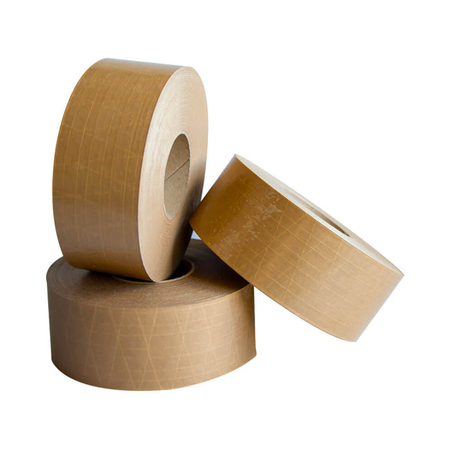 Klika - Paper adhesive tape reinforced 70 mm x 150 meters brown (not self-adhesive)