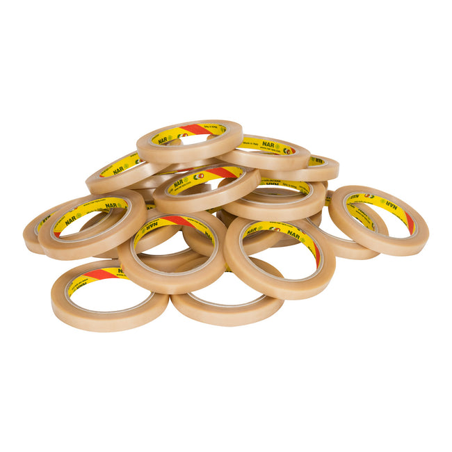 NAR -  Pvc e () 32 micron 12 mm x 66 meter transparant | 24 stuks