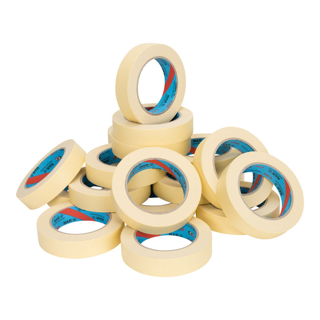 NAR - Maskinge () 58 gramos/m2 25 mm x 50 metros amarillo-beige | 12 piezas