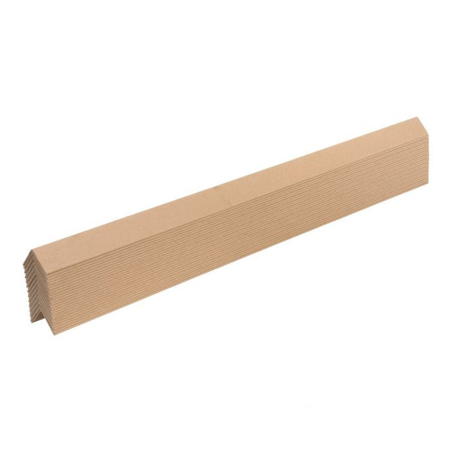 Klika - Eckprofile aus Pappe 50 x 50 x 3 mm 160 cm braun | 50 Stück