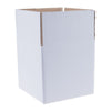 Klika - Scatole di cartone ondulato singolo 500 x 500 x 500 mm bianco | 30 pezzi