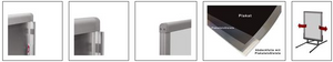 Klika -  Stoepbord WINDTER 50x70cm ALU-prof