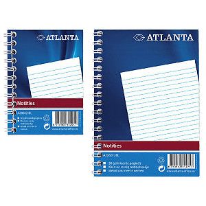 Atlanta - Notitieboek atlanta a7 lijn 100blz met zijspiraal | 1 stuk