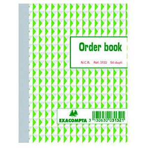 Exacompta - Orderboek exacompta 135x105mm 50x2vel | 1 stuk