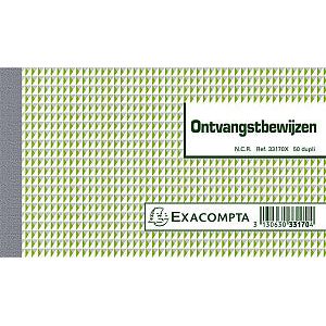 Exacompta - Kasboek exa manifold ontvangstbewijs dupli 50v  | 20 stuks