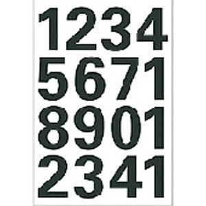 HERMA - Etiket herma 4168 25mm getallen 0-9 zwart | Blister a 2 vel | 10 stuks