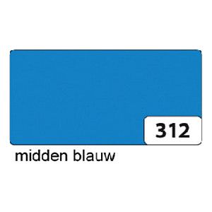 Folia Paper - Etalagekarton Folia 1-zijdig 48x68cm 380gr nr312 middenblauw