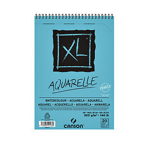 CANSON - Aquarelle Bloc CANSON XL A5 300GR 20V SPIR | 1 pièce