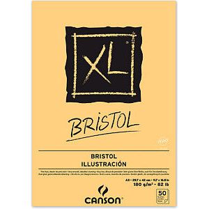 Canson - Zeichnen von Block Canson XL Bristol A3 50V 180gr | 50 Blätter