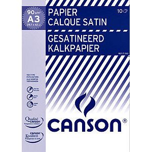 Canson - Kalkpapier canson a3 90gr | Map a 10 vel