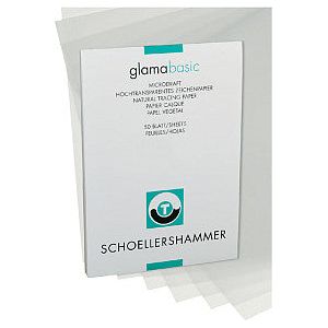 Bloc design Schoellershammer A3 60-65gr transparent 50 feuilles | 10 morceaux