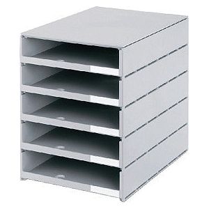 Styro - Ladenbox val 5ldn grijs open | 1 stuk
