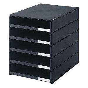 Styro - Ladenbox val 5ldn zwart open | 1 stuk