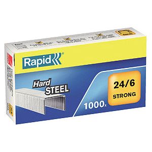 Rapid - Staples 24/6 Stahl Strong 1000st | Box ein 1000 Stück