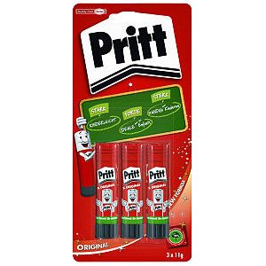 Pritt - Lijmstift 11gr | Blister a 3 stuk