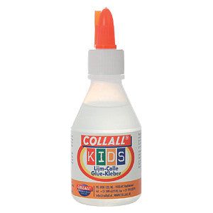 Collall - Col à la colle pour enfants 100 ml | Bouteille un 1 morceau | 24 pièces