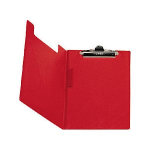 Bantex - Dossier de presse-papiers Bantex avec pince + Penlus Red | 1 pièce | 10 morceaux