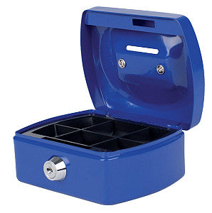 PAVO - Box Money Pavo 125x95x60mm avec fente bleu | 1 pièce