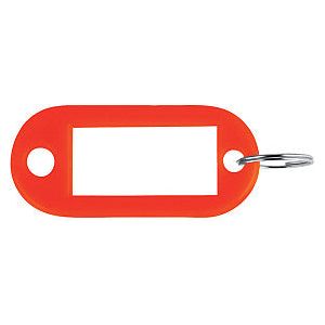 Pavo - Sleutel -Etikett Pavo Plastik rot | Box ein 100 Stück