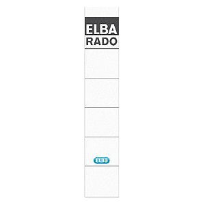 Elba - Rugetiket elba 34x190mm wit/grijs | Pak a 10 stuk