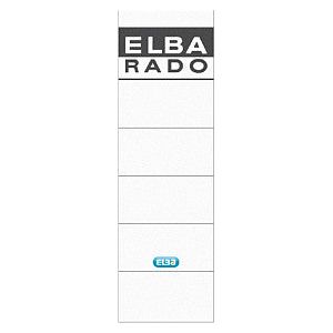 Elba - Rugetiket elba 59x190mm wit/grijs | Pak a 10 stuk